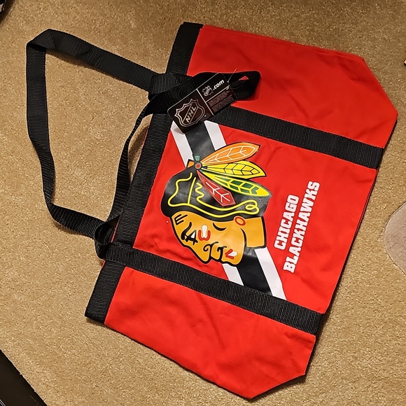 Chicago Blackhawks Profanity Large Licensed Tote Shopping Bag - Picture 1 of 7